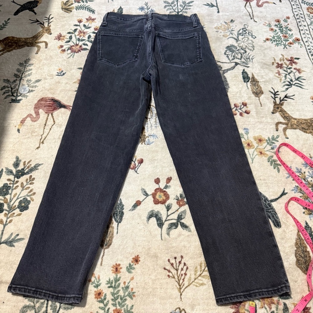 Madewell Women's Straight Leg Jeans in Black size 25 - Picture 2 of 8